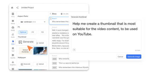 AI Thumbnail Generator